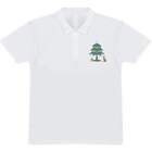 'Forest Creatures With Christmas Tree' Adult Polo Shirt / T-Shirt (Pl041743)