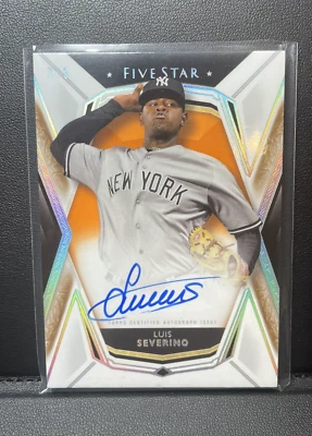 2019 Topps Five Star Luis Severino Auto /5 Yankees Mets - Image 1 of 2
