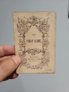 1800er "My First Slide" American Sunday-School Union Tract Illustrated Religion - Bild 1 von 5