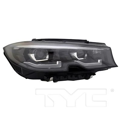 TYC Right LED Headlight For BMW 330i/330i xDrive w/AFS Black 2019-2022 Models - Image 1 of 3