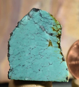 Spider web Chinese TURQUOISE NUGGET Nugget - Bild 1 von 6