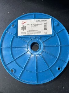 Fehr  Aircraft Cable 1/16 7x7 Galvanized 100feet - Picture 1 of 3