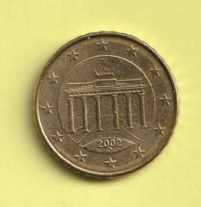 10 Cent Kursmünze Deutschland 2002 Prägestätte D, Umlaufmünze - Bild 1 von 2