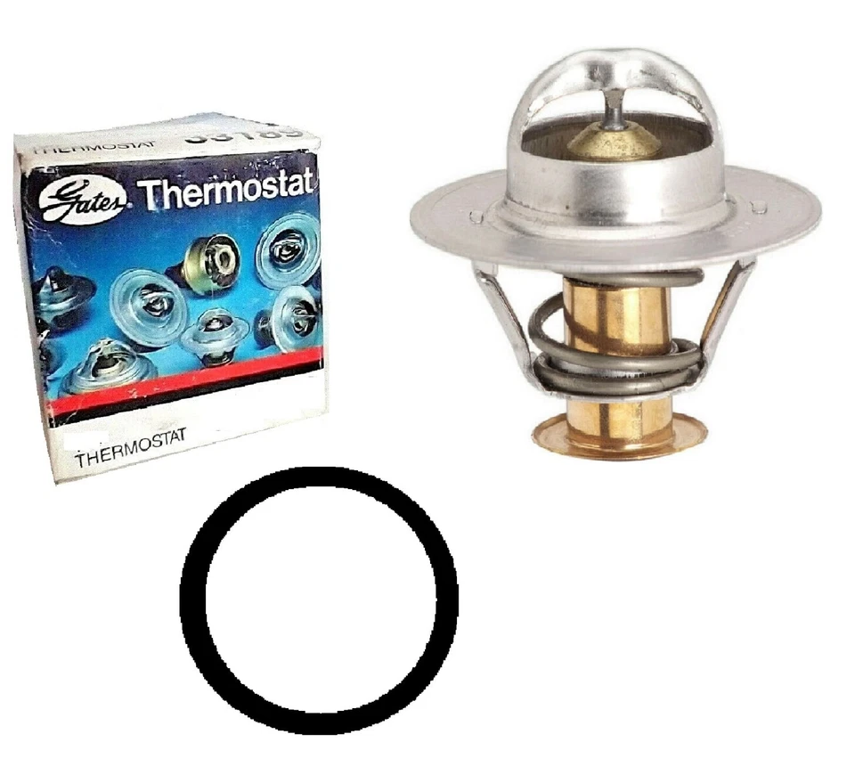 Termostato de refrigerante de motor con junta termostato tipo OE 195°F PUERTAS 33059 Foto 1 de 4