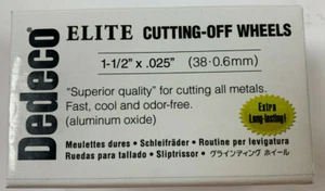 DISCOS SEPARADORES DE ÓXIDO DE ALUMINIO DECO ELITE RUEDA DE CORTE 1-1/2" 100/bx - Imagen 1 de 3