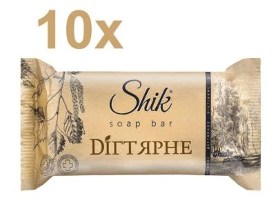 Toilettenseife 10 x 140 g mit Birkenteer Extrakt Teer Birkenteerseife Shik - Bild 1 von 3