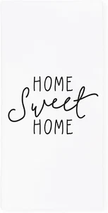 Home Sweet Home Soft and Absorbent Kitchen Tea Towel, Flour Sack Towel and Dish - Picture 1 of 12