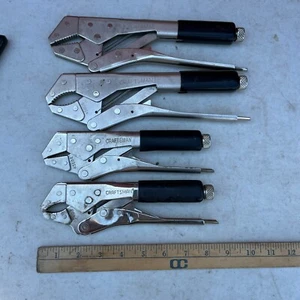 Craftsman USA 45607 45606 45604 45603 10" Locking Vise Grip Pliers Set of 4 - Picture 1 of 8