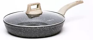 Sartén antiadherente de 12 pulgadas con tapa | Sartén antiadherente con recubrimiento de granito - Imagen 1 de 9