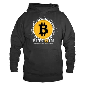 Felpa con cappuccio grafica Bitcoin Miner commercianti di criptovalute - Foto 1 di 10