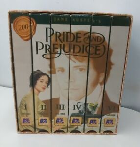 Pride and Prejudice (Mini-Series) (VHS, 1996, 6-Tape Set)