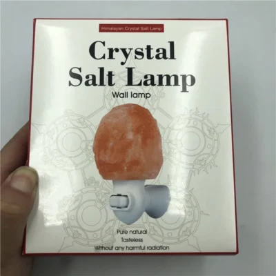 Himalayan Salt Lamp Natural Crystal Hand Carved Night Light Home Decor Air Purif - Image 1 of 4