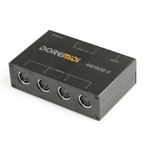 DOREMiDi MERGE-5 MIDI Interface Box Converter Adapter Controller 16 Channels - Picture 1 of 8
