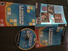 Lumines Plus (Sony PlayStation 2, 2007) PUZZLE FUSION PS2 DISC BOOKLET ARTWORK
