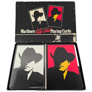 Cartas de juego Phillip Morris Marlboro Wild West - 2 barajas completas 1991 - Imagen 1 de 8