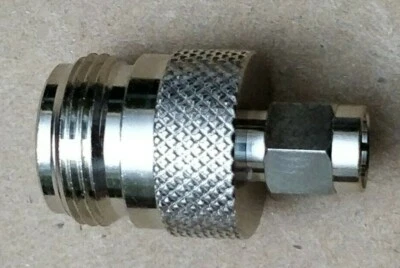 Adaptador conector coaxial L-Com BA25 N-hembra/SMA macho  Foto 1 de 4