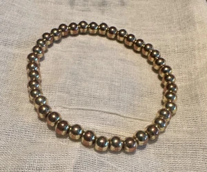 Nordstrom l goldfarbenes Damen Perlen Dehner Armband Schmuck - Bild 1 von 4