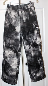 ZERO XPOSUR UNISEXCAMO BLACK/WHITE SNOW SKI PANTS SIZE LARGE 14/16 - Picture 1 of 3