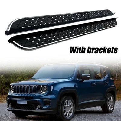2 piezas estriberas aptas para Jeep Renegade 2015-2026 barras Nerf escalón lateral Foto 1 de 4