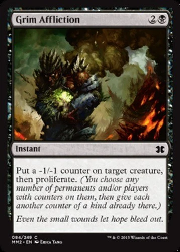 x1 Grim Affliction - Modern Masters 2015 - NM - MTG - Image 1 of 1