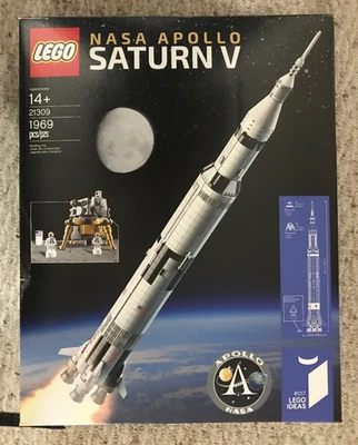 Lego Ideas 21309 NASA Apolo Saturno V cohete luna 1969 astronomía espacial Foto 1 de 4