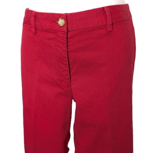 Tommy Hilfiger Mujer Rojo Pantalones Cortos Talla 8 30 x 27 96% Algodón Sarga tiro medio - Imagen 1 de 18