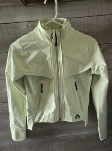 Young Girl NIKE FIT DRY ACG Full-Zip Jacket(Removable Sleeves) Lime ~Size XS - Picture 1 of 14