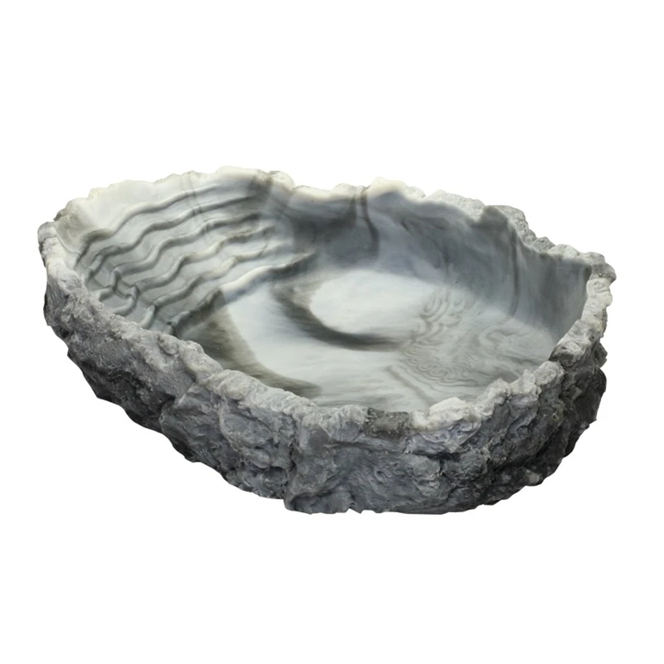 Hobby Trinkschale L, 550ml marmoriert Terrarium Schale Wasser Reptilien Echsen - Bild 1 von 1