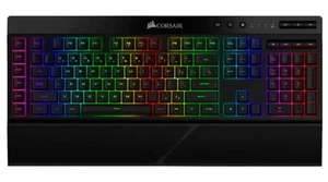CORSAIR K57 RGB Bluetooth Keyboard with RGB Back Lighting - Black - Picture 1 of 8