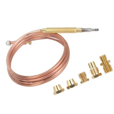 M6 Threaded Thermocouple Kit for Gas Burners Fireplaces and BBQ Applications - Изображение 1 из 4