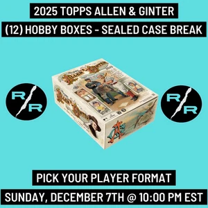 JACOB DEGROM - 2025 Topps Allen & Ginter Baseball 1 Hobby Case Break - Picture 1 of 1