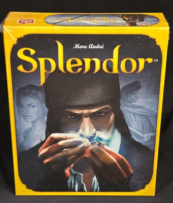 Splendor Strategy Board Game Of Gemstone Merchants Asmodee Space Cowboys New - Image 1 of 2