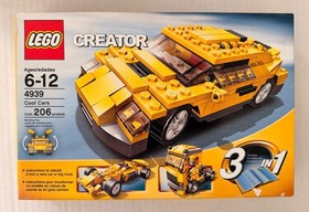 LEGO Creator 4939 Cool Cars NIB 3-in-1 Yellow Sports Race car