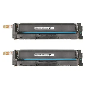 2 Black XL Laser Toner Cartridges replaces W2190X (219X) Compatible for HP - Picture 1 of 1