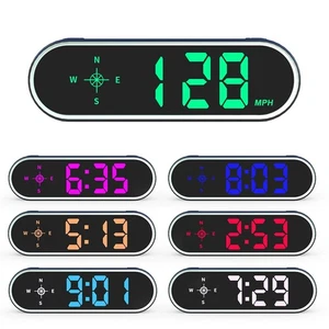 New Colorful Speedometer HUD GPS Digital Speed Meter MPH KM/H Speedo Head Up ... - Picture 1 of 9