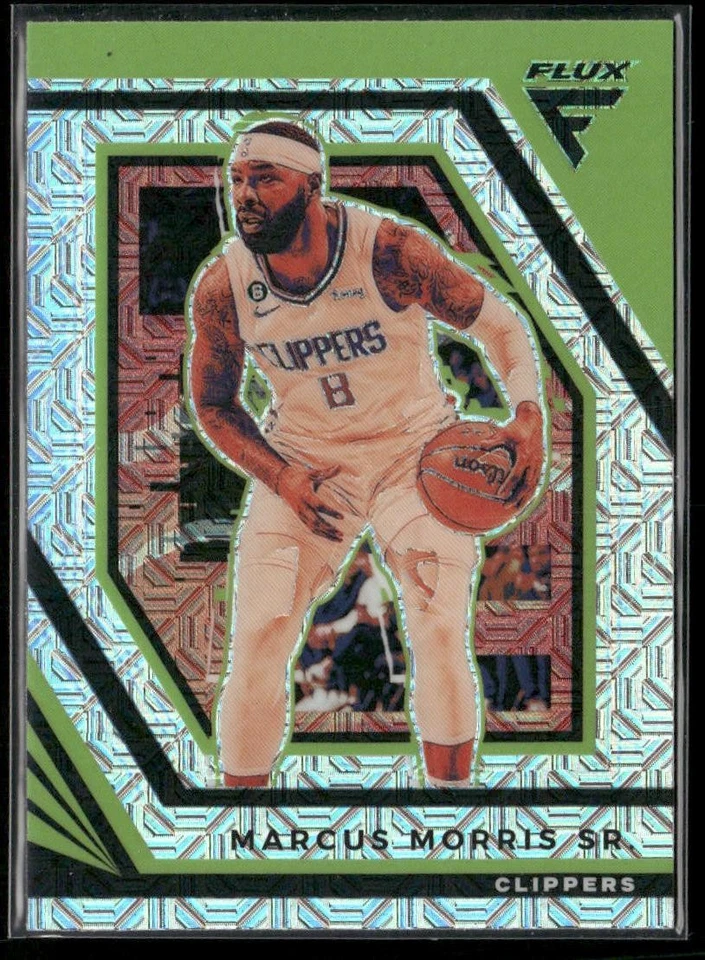 2022-23 Panini Flux Marcus Morris Sr. Silver Mojo #128 Los Angeles Clippers - Image 1 of 2