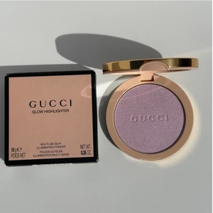 Gucci Glow 02 Frosted Lilac Multi-Use Silky Illuminating Gel-Powder Highlighter - Picture 1 of 11