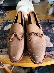 ALLEN EDMOND MEN'S LAKE SHORE DR LOAFERS SHOES SUEDE TASSEL DAINITE SIZE 11D - Picture 1 of 12