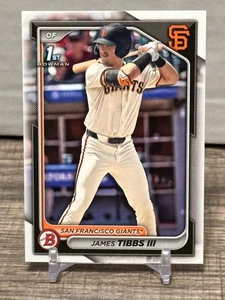 2024 Bowman Draft JAMES TIBBS III Giants 1st Bowman Rookie RC #BD-40 - Picture 1 of 2