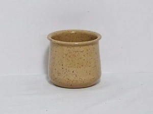Sugar Loaf Hand Thrown Pottery Stoneware Brown Speckled Butter Saver Bottom EUC - Picture 1 of 5