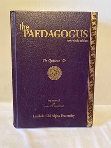 The Paedagogus 49th Lambda Chi Alpha Fraternity Manual Of Fraternal Education 03 - Picture 1 of 12