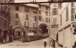 Switzerland - Lugano (TI) Funicular Square - Hotel Restaurant Helvetia - Ed. Dog - Picture 1 of 2