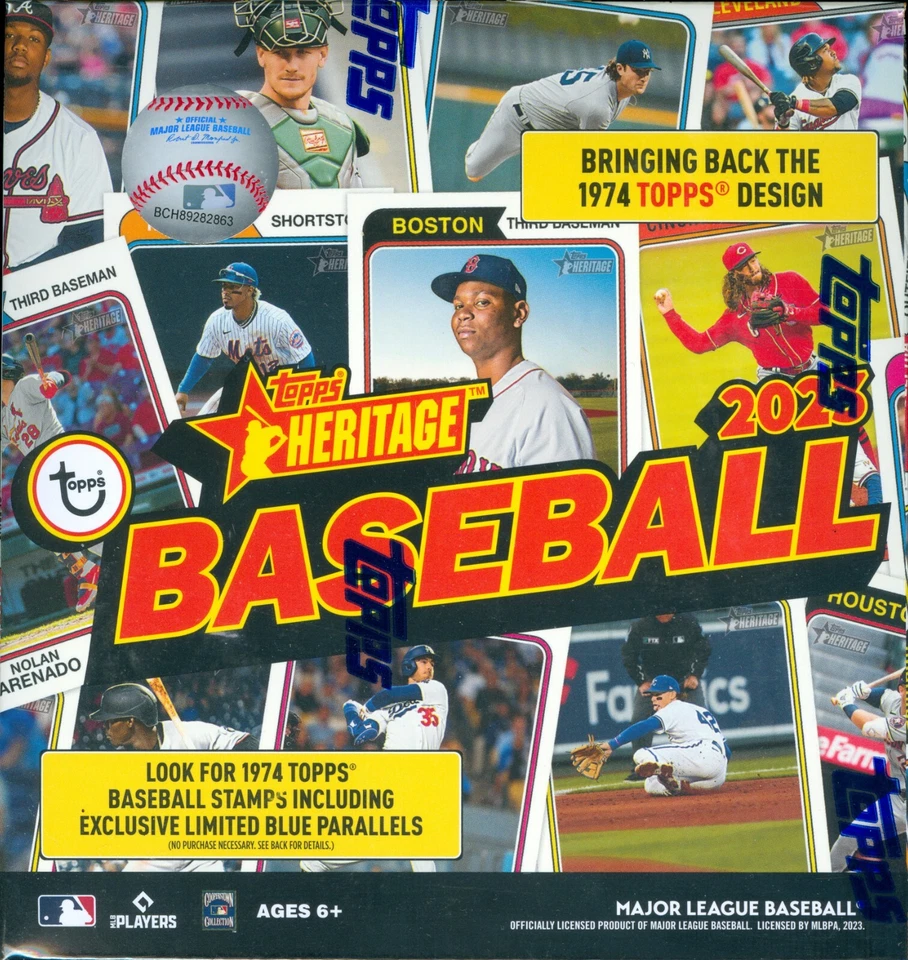 2023 Topps Heritage Baseball Factory Sealed Mega Box - Image 1 of 2