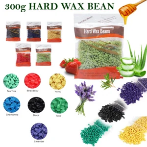 300g Depilatory Hard Wax Beans Body Hair Removal Pellet Hot Brazilian Wax Beads - Picture 1 of 13
