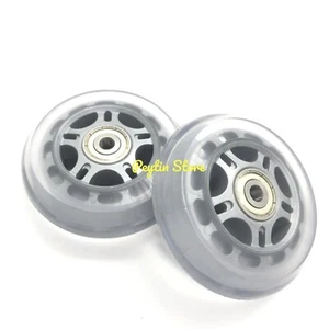 2 Stück 75/80/100 mm Durchmesser x 6/8/10 mm Innendurchmesser leise Bollerwagen Gepäckwagen Roller Rad - Bild 1 von 5