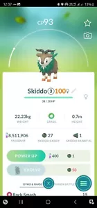 Skiddo Pokemon Trade Go - Picture 1 of 2