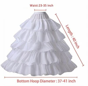 Enagua de crinolina para mujer vestido de novia/vestido de baile falda interior EE. UU. - Imagen 1 de 7