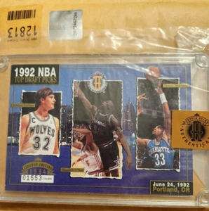 Shag, Webber, Laettner, etc,. 1994 UPPER DECK AUTHENTICATED NBA Top Draft picks - Picture 1 of 3