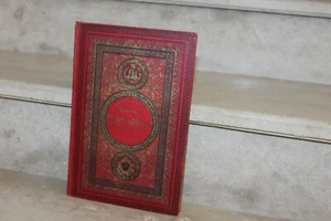 J VERNE. aventures de 3 russes et 3 anglais (cartonnage rouge initiales) hetzel - Foto 1 di 11