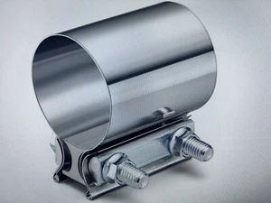 Exhaust Seal Band Clamp 2.5"Stainless Steel Butt Joint - Picture 1 of 11